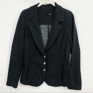 HURLEY Soft Charcoal Blazer L